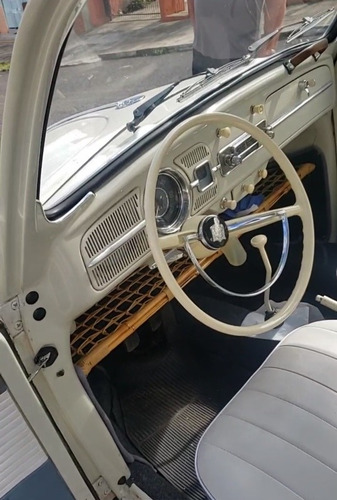 Volkswagen Fusca Placa Preta