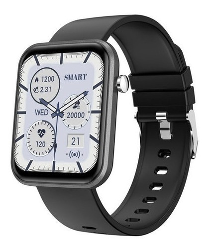 Reloj Inteligente Smartwatch Z15c, Notificaciones, Etc. Color de la caja Negro
