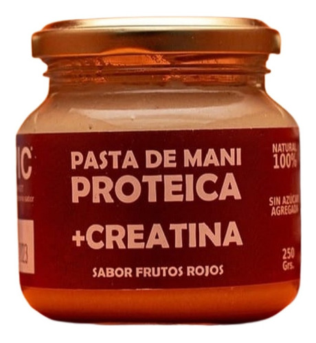Pasta De Maní Proteica + Creatina X 250 Gramos