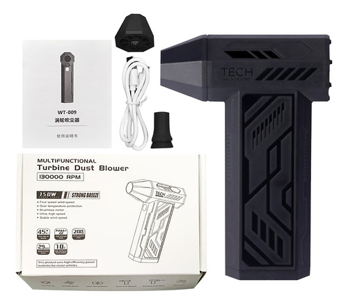 C Potente Ventilador Portátil De Turbina Highspeed Outdoor C
