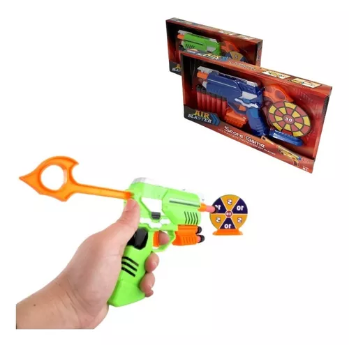 Arminha Mira Certa Arma Brinquedo Lança Dardo Tipo Nerf