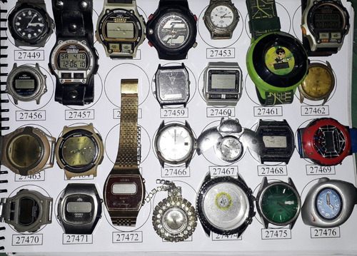 Lote 99 Sucatas Casio E Outros- Máquina Do Tempo