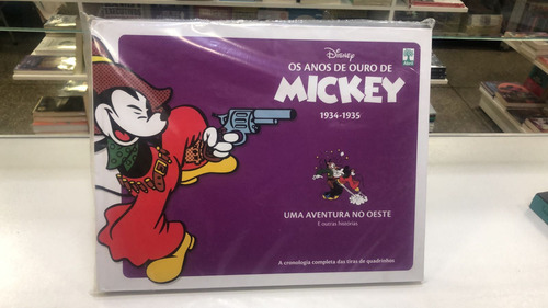 Os anos de ouro de Mickey 1934-1935 Uma Aventura no Oeste e Ted Osborne Editora Abril Capa Mole