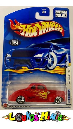 Hot Wheels '40 Ford Coupe 2002 First Editions #024 Original