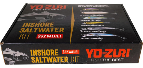 Kit De Pesca Yo-zuri Para Agua Salada, Incluye Todo Para Mar
