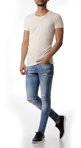 Imagen 3 de 5 de Remera Lisa Básica Hombre No End 35225