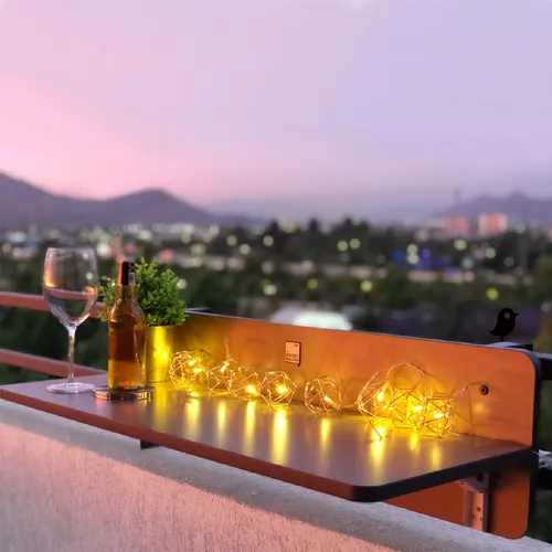 Bistrobalcon® Mesa Plegable Para Barandas De Balcon 85 Cm.