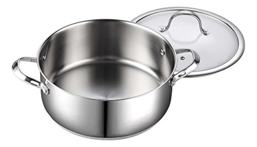 Cooks Standard 7quart Classic Stainless Steel Dutch Oven Caz