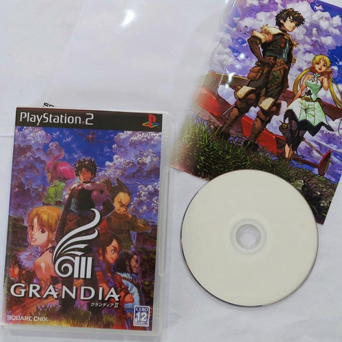 Jogo Grandia Iii Ps2 Com Capa+poster