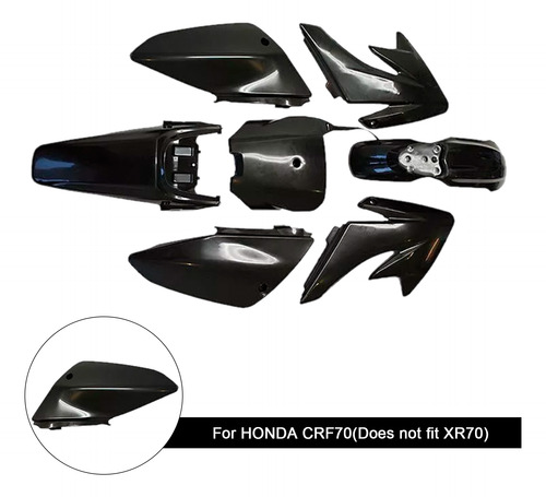 Kit De Carenado Fender Para Moto De Cross Honda Crf70, Color