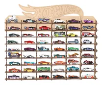Comprar Exhibidor De Carritos Hot Wheels Para 54 Carritos Repisa
