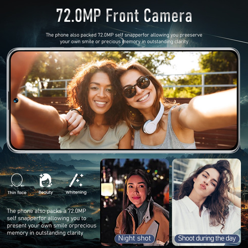 Teléfono Inteligente 5g Android, Memoria 8+256 Gb, 6,8 Pulgadas