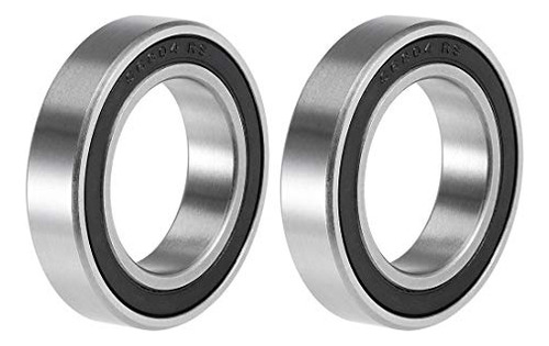 Rodamientos De Bolas 20x32x7mm 2pcs Acero Inoxidable S6804-2