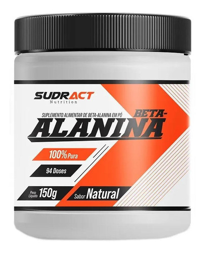 Beta Alanina 150g - Sudract - Aumento Força E Massa Muscular