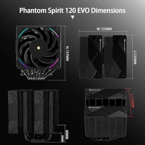 Cooler De Cpu Thermalright Phantom Spirit 120 Evo, Refriger