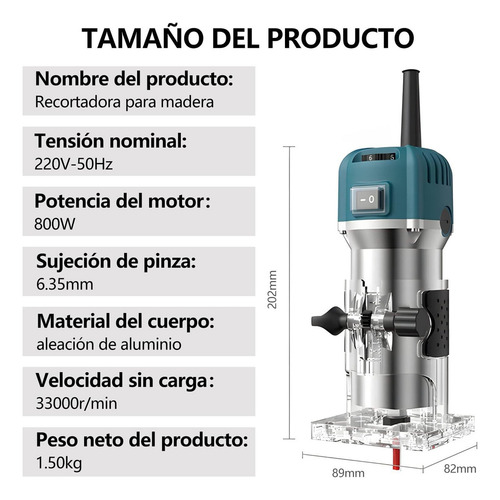 Fresadora De Bricolaje, Herramienta De Fresadora Recortadora