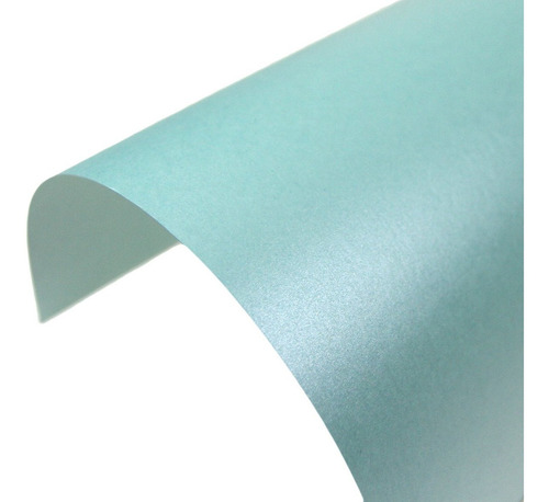 20 Sobres Papel Aperlado Nacarado 140g 21x21 Cm Color VERDE MENTA / STARDREAM LAGOON
