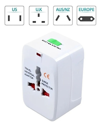 Enchufe Universal Viajero Para Europa All In One