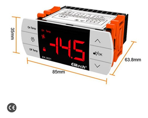 Controlador De Temperatura Tactil Digital Con Calibracion