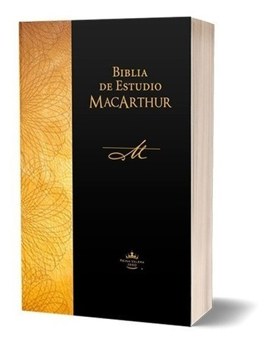 Biblia De Estudio Macarthur Rvr60 Tapa Blanda Rustica