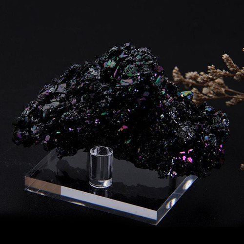 Imagem 3 de 10 de Três Pinos Geode Ágata Suportes Decoração De Mesa Ampla