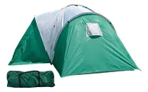 Comprar Carpa 10 Personas Dakota Autoarmable 490x210x170cm Reforzada Color Verde