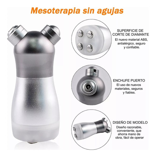 Electroporador Mesoterapia Virtual Con Led Fototerapia