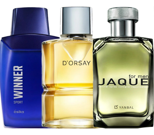 Perfumes Jaque + Dorsay + Winner Sport - mL a $772