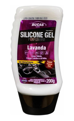 Silicone Gel Painel Bucas Perfumado Lavanda 200g