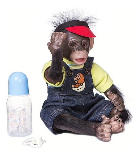 Muñeca Bebe Mono Reborn Rn Realista, Hecho A Mano Arte