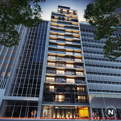 Apartamento Com 2 Dormitório(s) Localizado(a) No Bairro Consolação Em São Paulo / São Paulo - 3045:906311