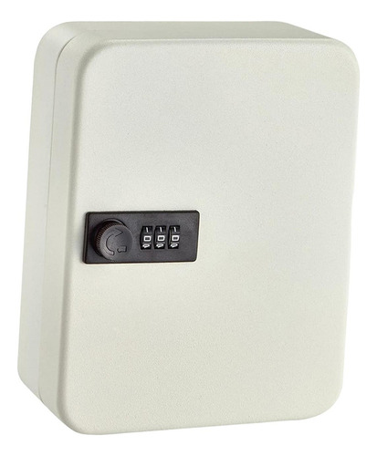 Armario De Cerradura De Combinación, Montaje En Pared, Color White 28 Hook