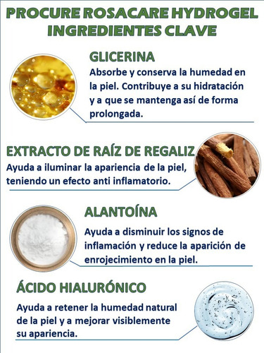 Procure Rosacare Gel Hidratante Facial Para Rosácea 60ml Momento De Aplicación Día/noche Tipo De Piel Sensible