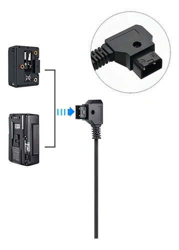 Carregador Rolux Rl-t1a D-tap Para V-mount E Gold Mount Cor Preto