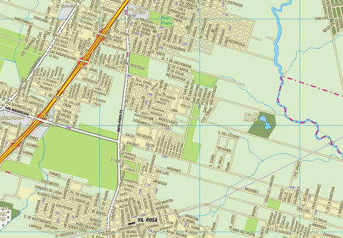 Mapa De Calles Del Norte Del Gba