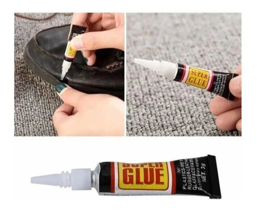 Pegamento Adhesivo Super Glue De Cianocrilato 3gr 12pzs