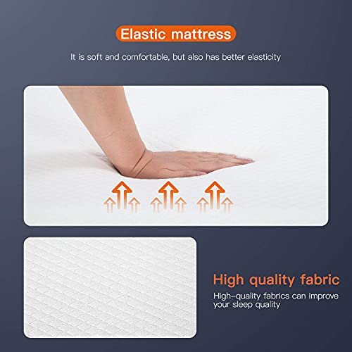 Colchón Fdw Twin 150x200 Cm Espuma Memoria 20 Cm Memory Foam