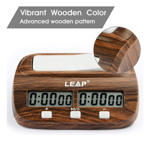 Reloj De Ajedrez Digital Leap Chess Clock Profesional Para B