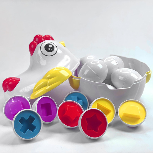 Nuevo 12 Huevos Educativos A Juego Con Forma Y Color