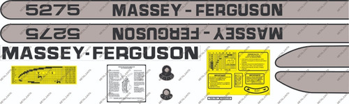 Decalque Faixa Adesiva Trator Massey Ferguson 5275