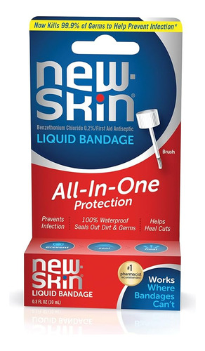 Band Aid Liquido New Skin 10ml Prova D´agua Importado J