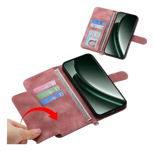 Funda Abatible For Realme Gt6 5g Múltiples Ranuras For De