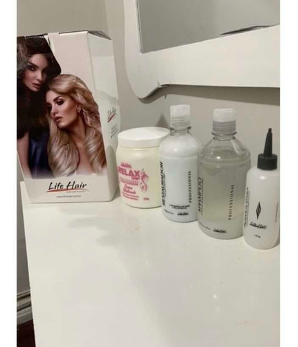 Kit Relaxamento Lithium Life Hair 4 Produtos Alisamento