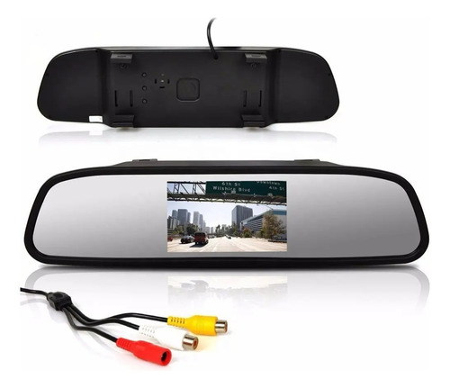 Câmera De Ré Automotiva Visão Nortuna + Tela Retrovisor Lcd