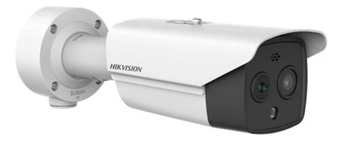 Camara Ip Hikvision 4mp Biespectral Termica Optica Poe Ext Color Blanco