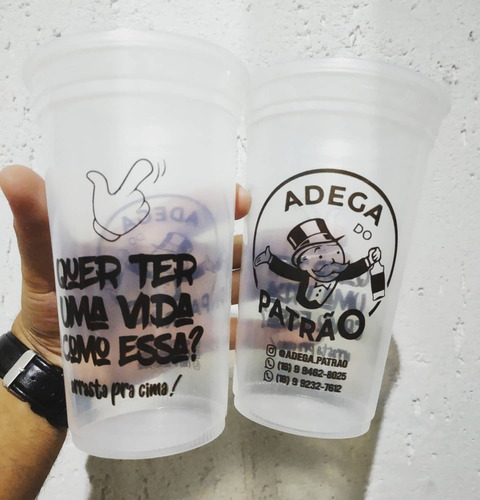 Imagem 3 de 9 de Copo Personalizado 700 Ml. 500 Unidades