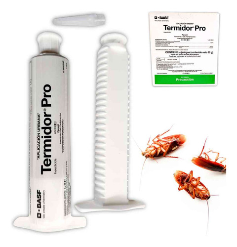 Termidor Pro Cebo Gel Mata Cucarachas Chimenes Fipronil 35gr