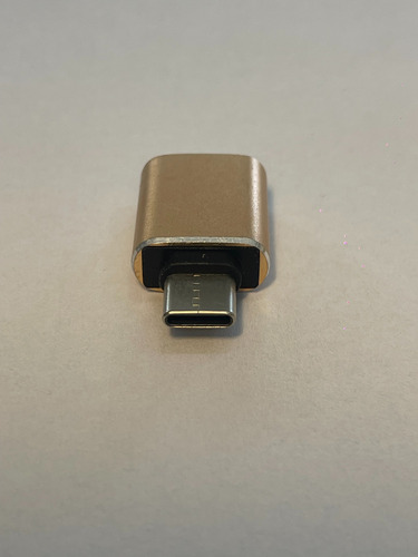 Adaptador Otg Usb C 3.1 A Usb 3.0 Thunderbolt3 A Usb Dorado Oscuro