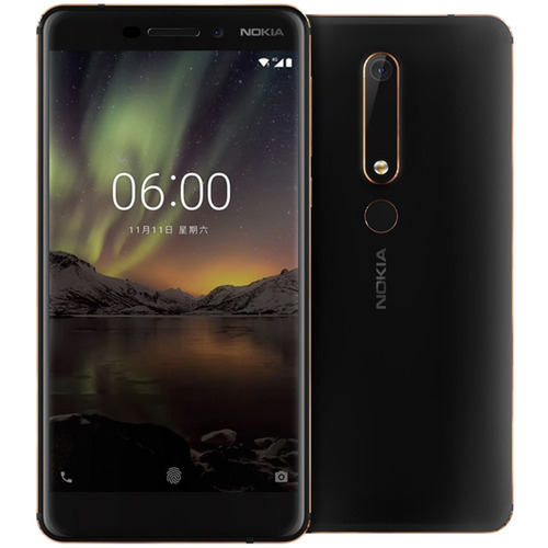 Nokia 6.1 Dual Sim 64gb 4gb Ram Camara 16mp Sensor De Huella