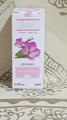 Aceite Esencial De Geranio 10ml Sjust